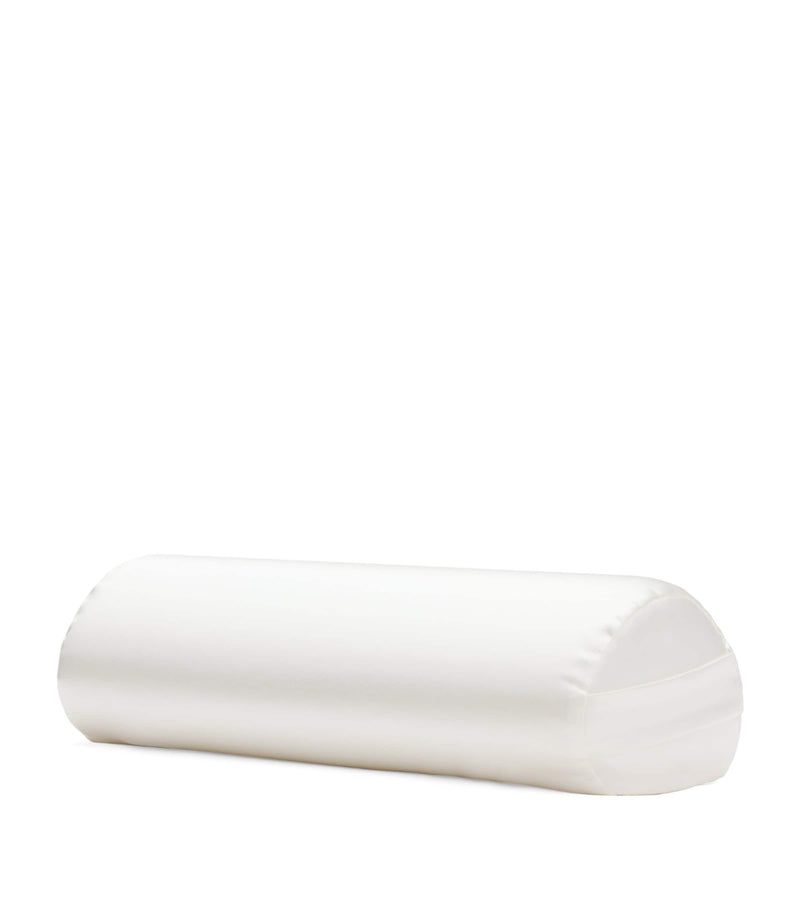 Hyoumankind memory foam boost pillow with silk pillowcase 20cm x 47cm, UK version