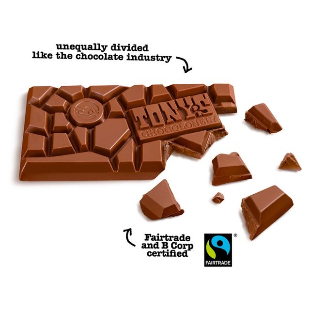 Tony's Chocolonely Milk Chocolate Caramel Sea Salt 180g GOODS M&S