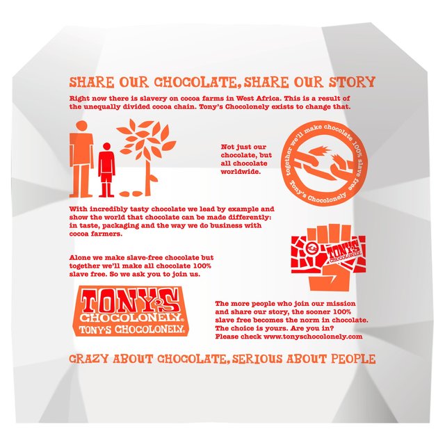 Tony's Chocolonely Milk Chocolate Caramel Sea Salt 180g GOODS M&S