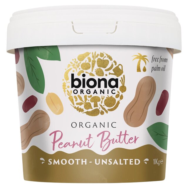 Biona Organic Peanut Butter Smooth 1kg - McGrocer