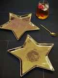 Rockett St George Set of 2 Gold Star Side Plates