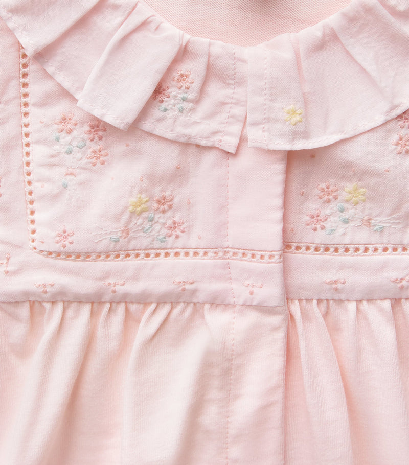 Tartine et Chocolat cotton frill-collar all-in-one baby 0-24 months (British brand)