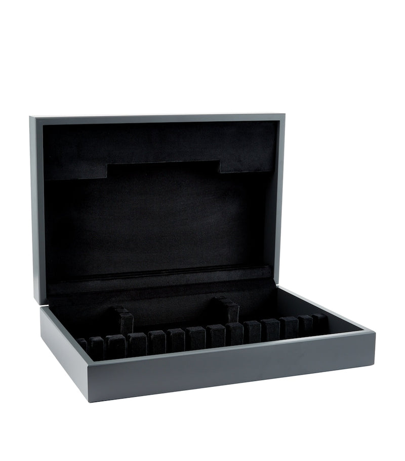 Carrs English Reed and Ribbon silver-plated 84-piece cutlery set - British product
