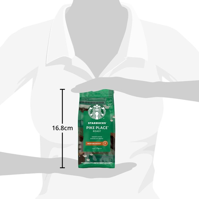 STARBUCKS Pike Place Medium Roast Coffee Beans 200g GOODS M&S