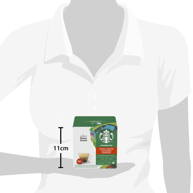 STARBUCKS Medium Colombia Coffee Pods by NESCAFE Dolce Gusto 12 per pack GOODS M&S