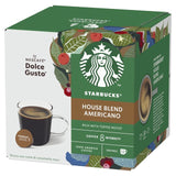 Starbucks Medium House Blend Coffee Pods Dolce Gusto 12 per pack GOODS M&S