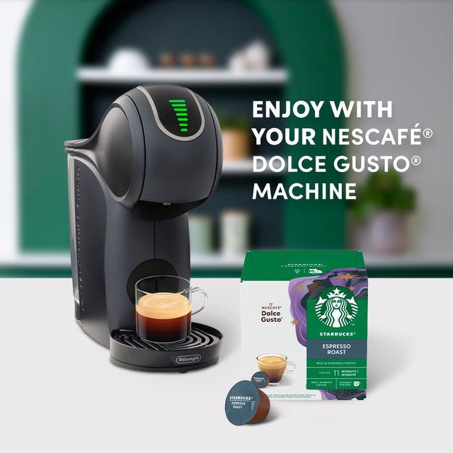 STARBUCKS Dark Espresso Roast Coffee Pods by NESCAFE Dolce Gusto 12 per pack GOODS M&S