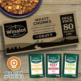 Winalot Meaty Chunks Mixed in Gravy Wet Dog Food 80 x 100g GOODS M&S