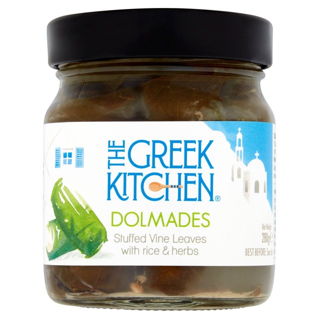 The Greek Kitchen Dolmades Stuffed Vine Leaves with Rice & Herbs 280g GOODS M&S