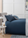 Navy duvet cover set, imported from the UK