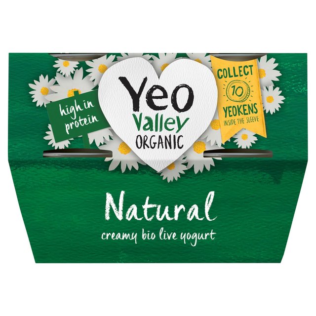Yeo Valley Organic Natural Yoghurt 4 x 110g GOODS M&S