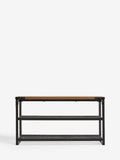 Dark Bronx 3 tier shoe storage console 70.5x26x38cm - British product