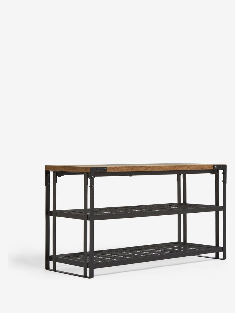 Dark Bronx 3 tier shoe storage console 70.5x26x38cm - British product