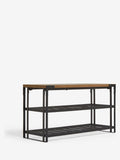 Dark Bronx 3 tier shoe storage console 70.5x26x38cm - British product