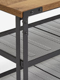 Dark Bronx 3 tier shoe storage console 70.5x26x38cm - British product