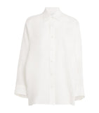 100% Cashmere Long Sleeve Stole with Panelling and Scalloped Edges