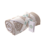 Ziggle Grey and White Safari Baby Blanket 100cm x 75cm