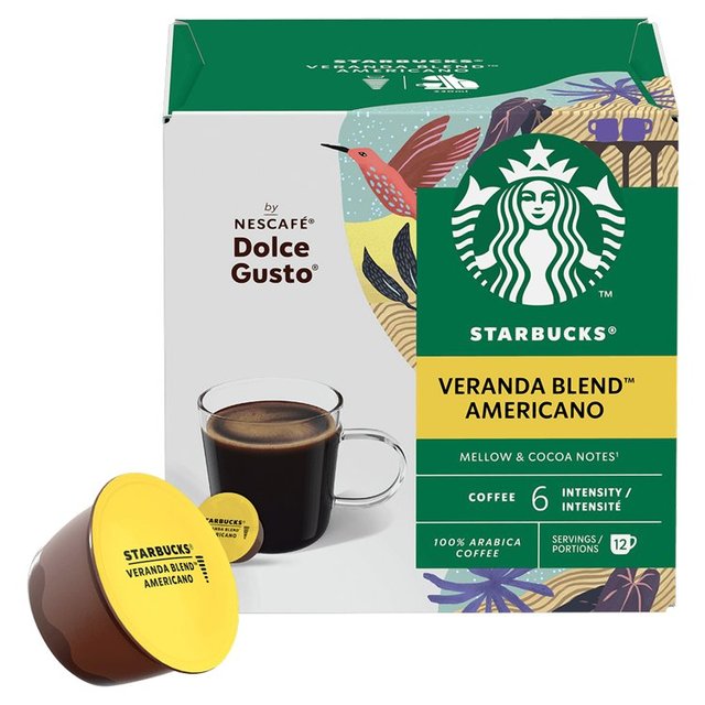 STARBUCKS Veranda Coffee Pods by Nescafe Dolce Gusto 12 per pack GOODS M&S