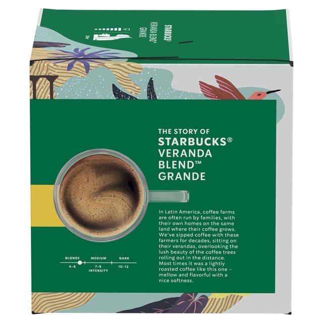 STARBUCKS Veranda Coffee Pods by Nescafe Dolce Gusto 12 per pack GOODS M&S