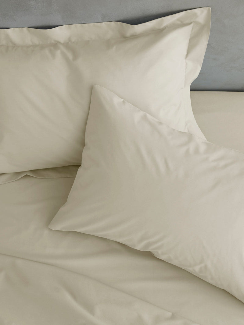 Catherine Lansfield cream percale flat sheet - British product
