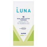 Superdrug Luna Super Non-Applicator Tampons 16