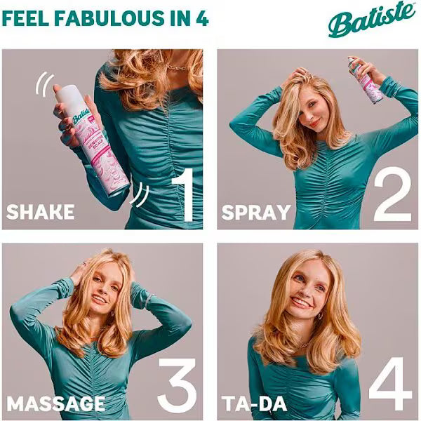 Batiste dry shampoo Sensitive Scalp Fragrance Free 200ml - British product