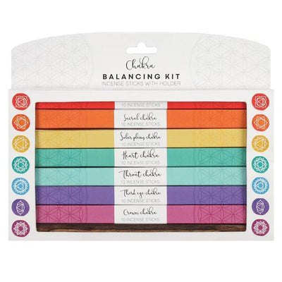 Something Different Chakra Incense Balancing Kit Pack of 7 Incense Sticks