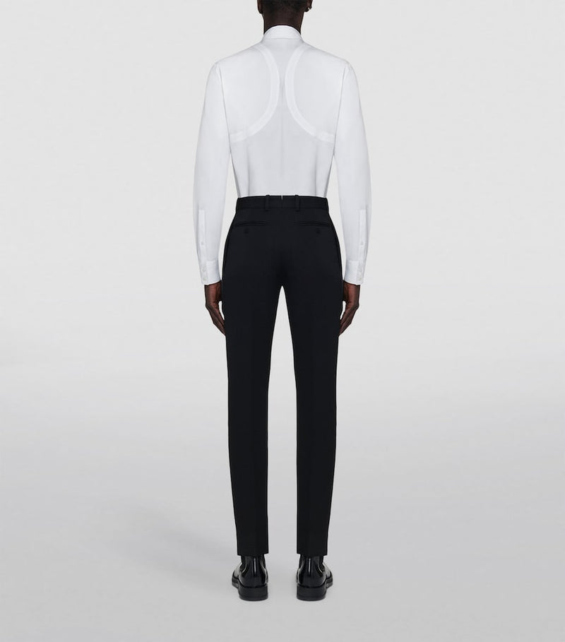McQueen Wool Tailored Trousers