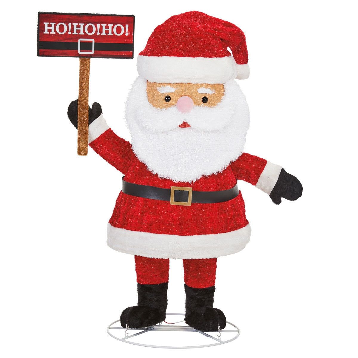 47 inch (1.1m) Santa and Friends with 370 Random Twinkling LED Lights - McGrocer