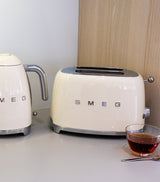 Retro Style 2-Slice Toaster with Wide Slots and 6 Browning Levels