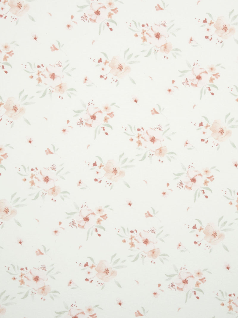 Mamas & Papas floral pink cotbed sheets 2-pack, imported from the UK