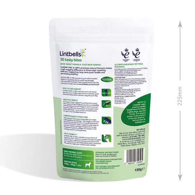 Yumove Chewies One a Day Dog Joint Supplement Medium Dog 30 per pack GOODS M&S