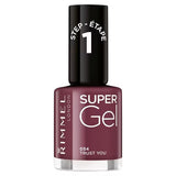 Rimmel Super Gel Nail Polish Purple Splash Gel Varnish