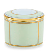 GINORI 1735 Porcelain Colonna Diva Verde Trinket Box