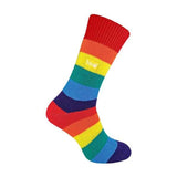 THMO Mens Ladies Rainbow Thermal Socks One Pair