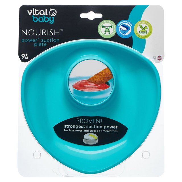 Vital Baby Power Suction Plate Blue GOODS M&S