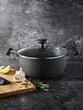 Tower black stock pot 24cm (British brand)
