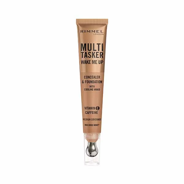 Rimmel Multi Tasker Rose Honey 065 20ml concealer foundation, UK version