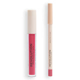 DNR Lip Contour Kit Soulful Pink Matte Lipstick and Lip Liner Duo
