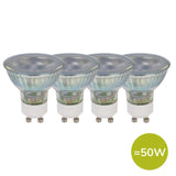 TCP Spotlight Glass GU10 50W Light Bulbs 4 per pack GOODS M&S