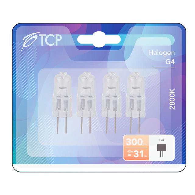 TCP Halogen G4 31W Light Bulbs 4 per pack GOODS M&S