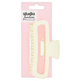 Studio London White Matte Claw Clip Hair Accessory