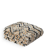 Plush Cotton Guest Towel with Chevron Pattern, 70cm x 40cm