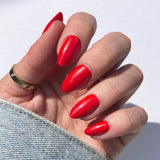 House of Amor Press On Nails Ruby Almond Standard