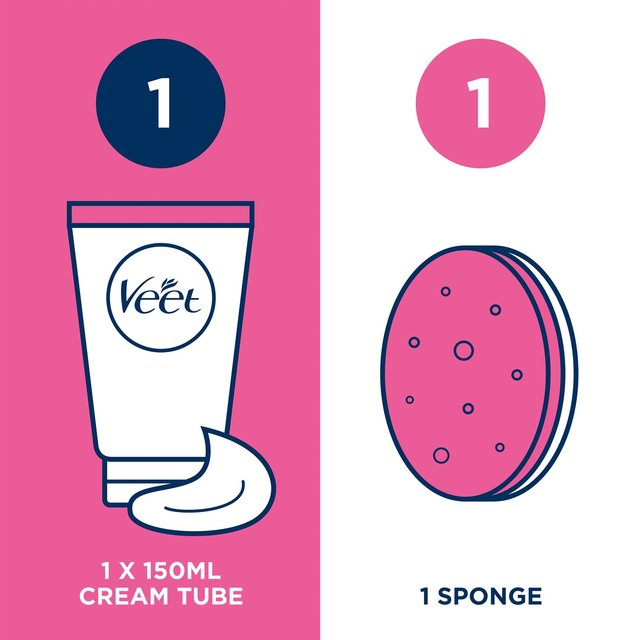 Veet In Shower Hair Removal Cream Legs Body Sensitive 150ml GOODS M&S
