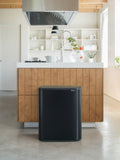 Brabantia Matt Black Bo Touch 60L bin - British product