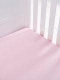 Silentnight pink kids cot bed fitted sheets 2 pack (British brand)