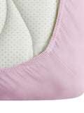 Silentnight pink kids cot bed fitted sheets 2 pack (British brand)