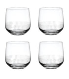 Villeroy & Boch Afina crystal water glasses set of 4 200ml (British brand)