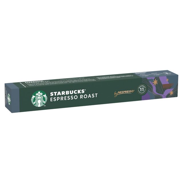 STARBUCKS by NESPRESSO Espresso Roast Coffee Pods 10 per pack GOODS M&S